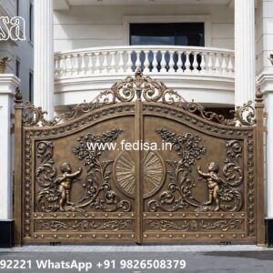 Wrought Iron Design Catalogue, Main Gate Ke Upar Ki Design Iron Gate Stock Photos And Images