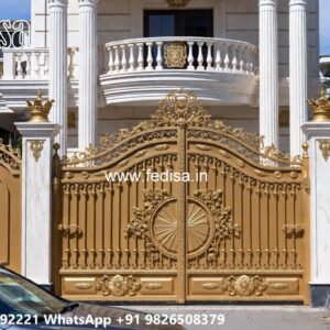 Low Cost Gate Design, Wood Gate Construction Iron Gate Stock Photos And Images