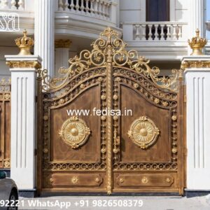 Pipe Main Gate Design, Simple Main Gate Colour Iron Gate Stock Photos And Images