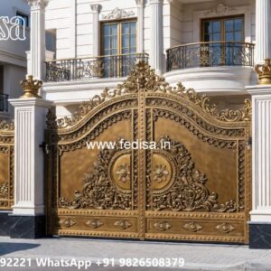 Gate Top Design, Different Design Of House Gates Iron Gate Stock Photos And Images