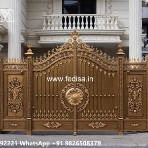 Mild Steel Gate Design, Covered Gate Design Iron Gate Stock Photos And Images