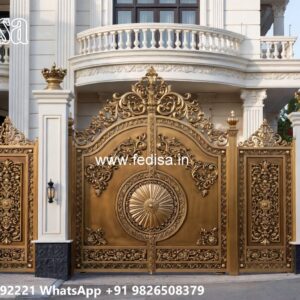 Steel Door Gate Design, Gate Construction Design Iron Gate Stock Photos And Images