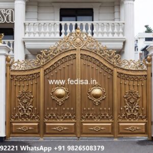 Low Cost Gate Design, Loha Pipe Gate Design Iron Gate Stock Photos And Images