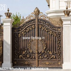 Steel Door Gate Design, Antique Gate Design Iron Gate Stock Photos And Images