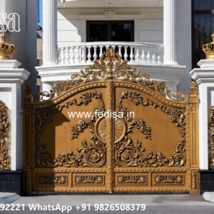 Loha Get Design, Wooden Front Garden Gates Iron Gate Stock Photos And Images