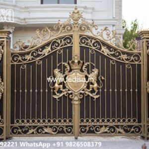 Wrought Iron Design Catalogue, Iron Plate Gate Design Iron Gate Stock Photos And Images