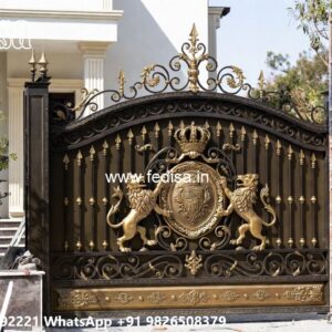 Steel Door Gate Design, Barrier Gate Design Iron Gate Stock Photos And Images