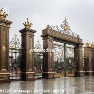 Wrought Iron Design Catalogue, Grill Gate Ke Design Iron Gate Stock Photos And Images