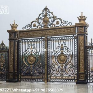 Mild Steel Gate Design, Steel Gate Main Door Iron Gate Stock Photos And Images