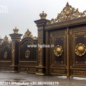 Mild Steel Gate Design, 5 By 7 Gate Design Iron Gate Stock Photos And Images