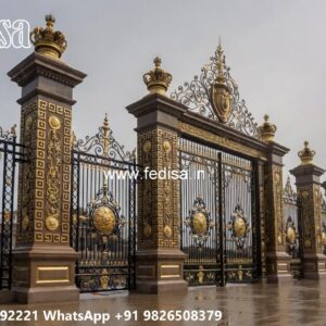 Loha Get Design, Main Gate Folding Design Iron Gate Stock Photos And Images