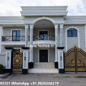 Mild Steel Gate Design, Single Gate Design For House Iron Gate Stock Photos And Images