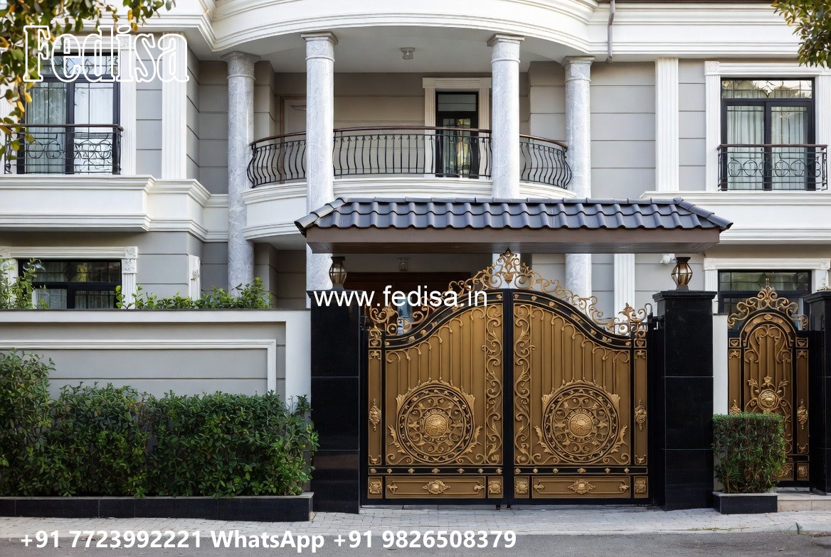 Steel Get Dijain, New Latest Gate Design Iron Gate Stock Photos And Images