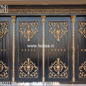 Low Cost Gate Design, Ss Main Door Gate Design Iron Gate Stock Photos And Images