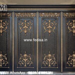 Gate Top Design, Full Steel Gate Design Iron Gate Stock Photos And Images