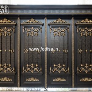 Mild Steel Gate Design, Iron Bar Gate Design Iron Gate Stock Photos And Images