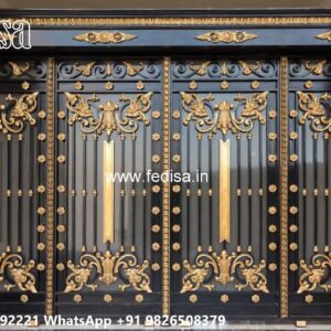 Low Cost Gate Design, Farm House Main Gate Iron Gate Stock Photos And Images