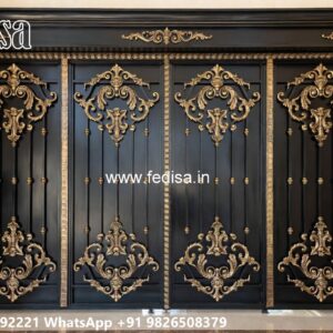Mild Steel Gate Design, Home Single Gate Design Iron Gate Stock Photos And Images