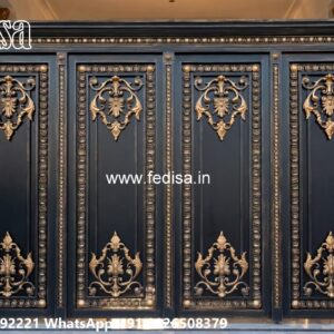 Gate Top Design, Ss Compound Gate Design Iron Gate Stock Photos And Images