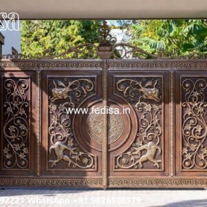 Gate Top Design, Simple Design Gate Grill Iron Gate Stock Photos And Images