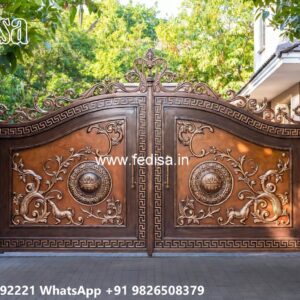 Loha Get Design, Folding Front Gate Design Iron Gate Stock Photos And Images