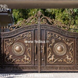 Loha Get Design, Main Gate Design Full Cover Iron Gate Stock Photos And Images