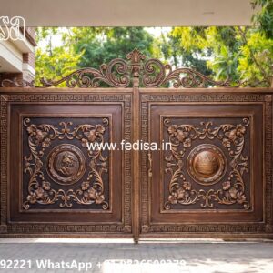 Low Cost Gate Design, Simple Loha Gate Design Iron Gate Stock Photos And Images
