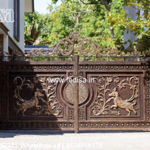Gate Top Design, Upper Gate Design Iron Gate Stock Photos And Images
