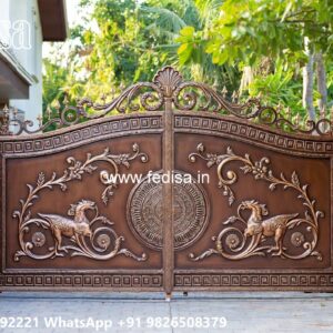 Steel Get Dijain, 2X4 Gate Design Iron Gate Stock Photos And Images