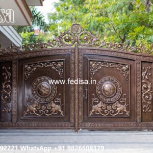 Steel Door Gate Design, Main Gate Design 2026 With Price Iron Gate Stock Photos And Images