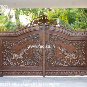 Steel Get Dijain, Best Gate Design For House Iron Gate Stock Photos And Images