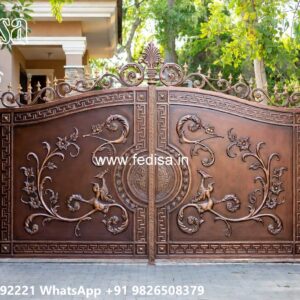 Loha Get Design, Small House Front Gate Design Iron Gate Stock Photos And Images