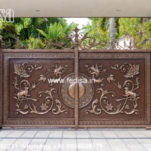 Loha Get Design, Design For Main Gate Of House Iron Gate Stock Photos And Images
