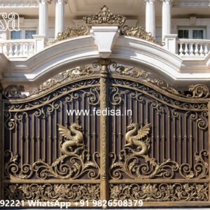Mild Steel Gate Design, 4 Ft Gate Design Iron Gate Stock Photos And Images