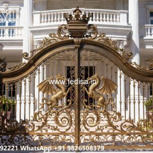 Loha Get Design, Contemporary Gates And Fences Iron Gate Stock Photos And Images