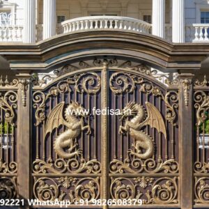 Steel Door Gate Design, Home Mane Gate Iron Gate Stock Photos And Images