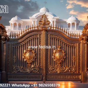 Wrought Iron Design Catalogue, Boundary Steel Gate Iron Gate Stock Photos And Images