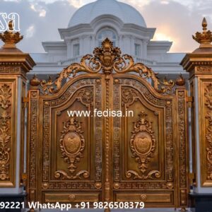 Steel Door Gate Design, Main Gate Single Door Iron Gate Design Iron Gate Stock Photos And Images