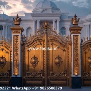 Pipe Main Gate Design, Front Single Gate Design Iron Gate Stock Photos And Images
