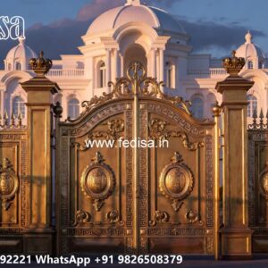 Steel Door Gate Design, Gate Design In Iron Pipe Iron Gate Stock Photos And Images