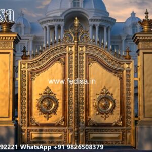 Steel Door Gate Design, Main Gate Iron Colour Iron Gate Stock Photos And Images