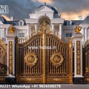 Mild Steel Gate Design, House Wall Gate Design Iron Gate Stock Photos And Images
