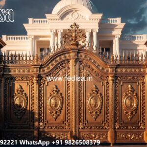 Sliding Gate Design For Small House, Main Gate Design Iron Gate Stock Photos And Images