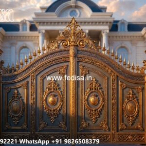 Steel Gate Handle Design, Steel Gate Design Iron Gate Stock Photos And Images