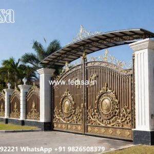 Classic Gate Design, Modern Gate Design Iron Gate Stock Photos And Images