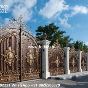 Classic Gate Design, Pipe Gate Design Iron Gate Stock Photos And Images