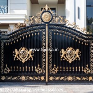 House Entry Gate Design, House Main Gate Design Iron Gate Stock Photos And Images