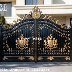 Gate Cover Design, Gate Wall Design Iron Gate Stock Photos And Images