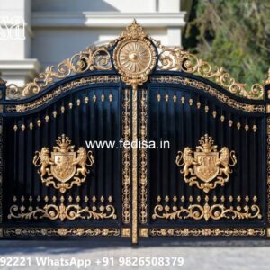 Sliding Gate Design For Small House, Folding Gate Design Iron Gate Stock Photos And Images