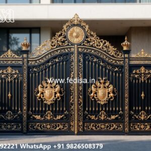 House Entry Gate Design, Stainless Steel Gate Design Iron Gate Stock Photos And Images